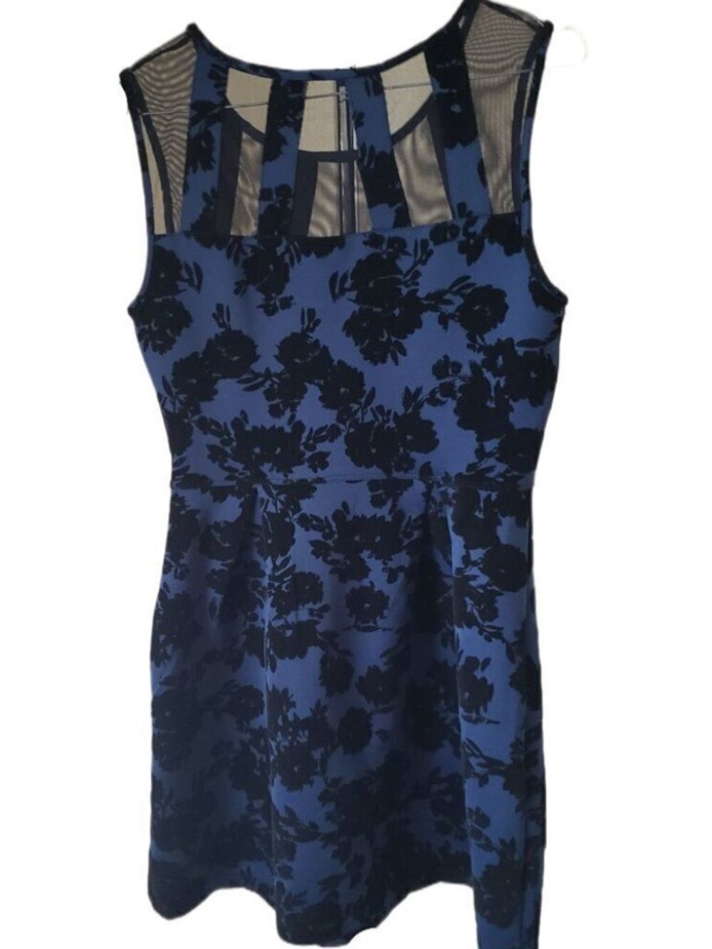 Sweet Storm Floral Velour Mini Dress